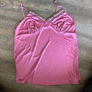 Y2K Beaded Purple Tank Xhilaration XL